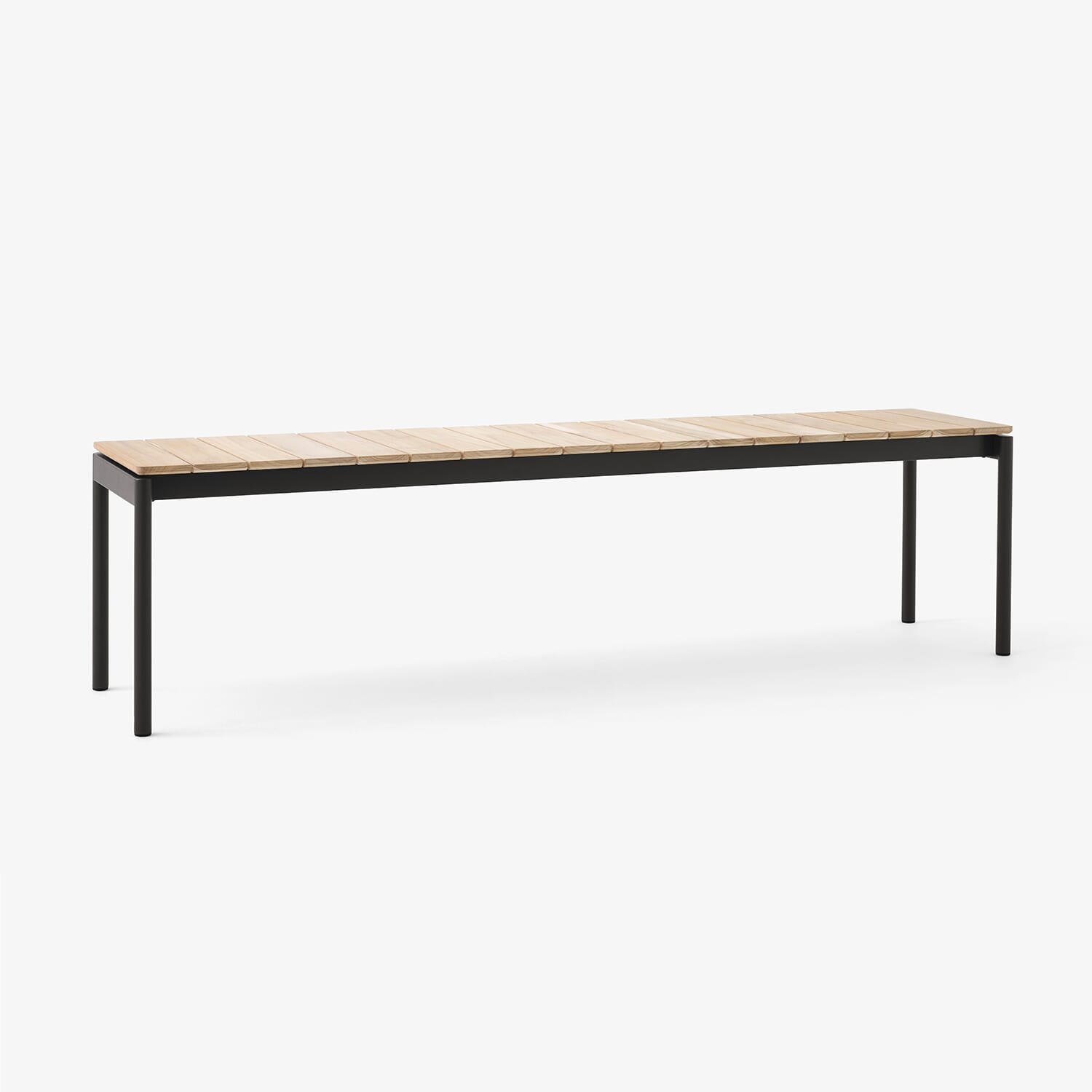 Ville Outdoor Bench AV28 Warm Black - Hovedbilde