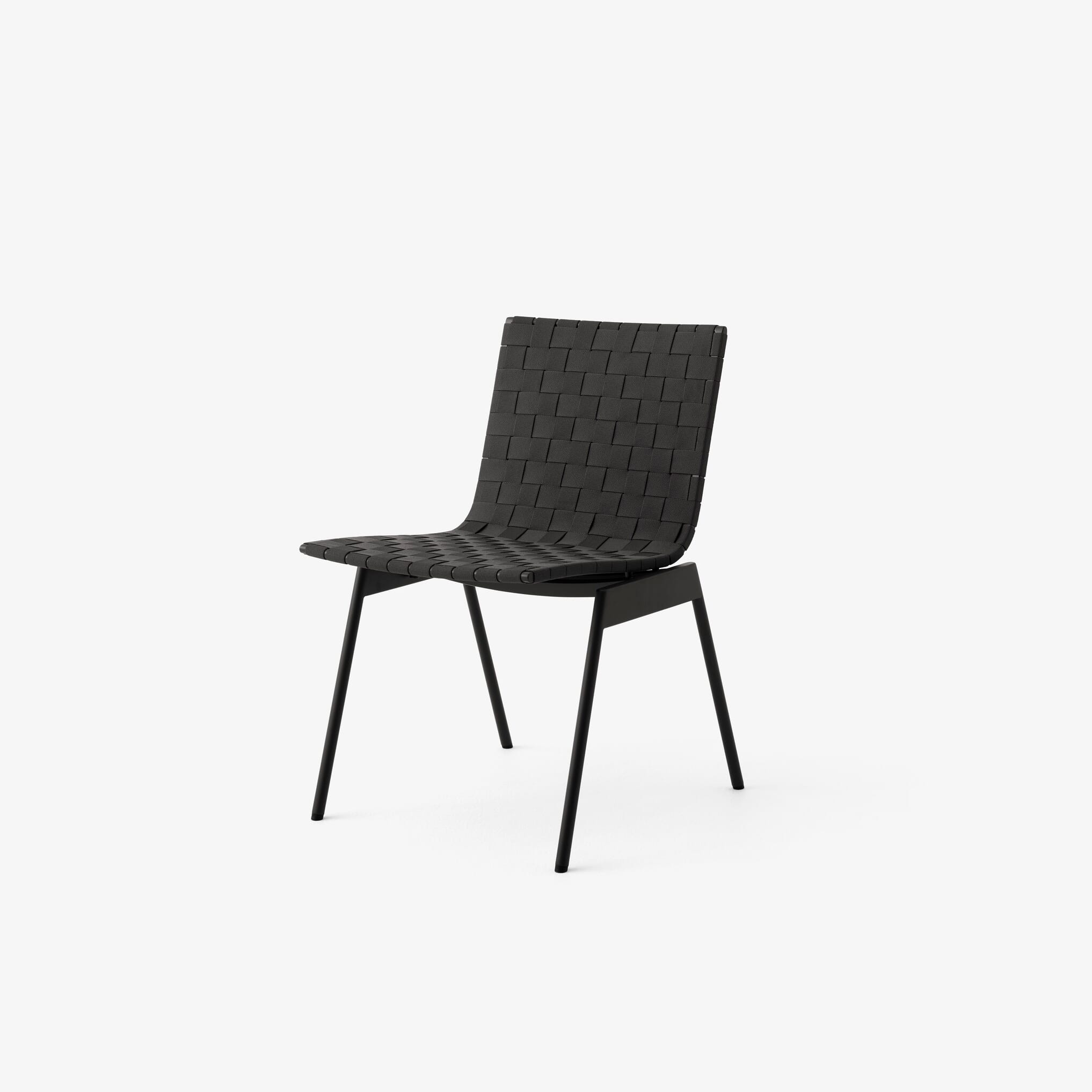 Ville Outdoor Side Chair AV33 Warm Black - Hovedbilde