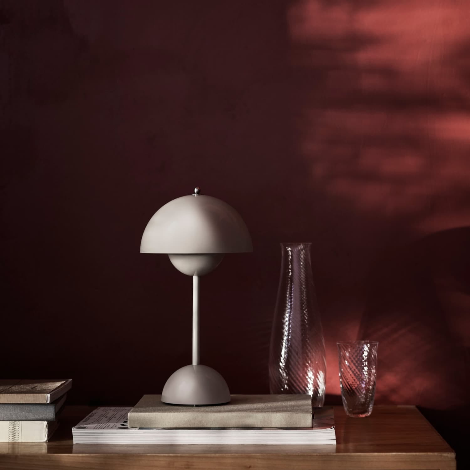 Flowerpot VP9 Oppladbar Lampe Matt Light Grey - Bilde 3