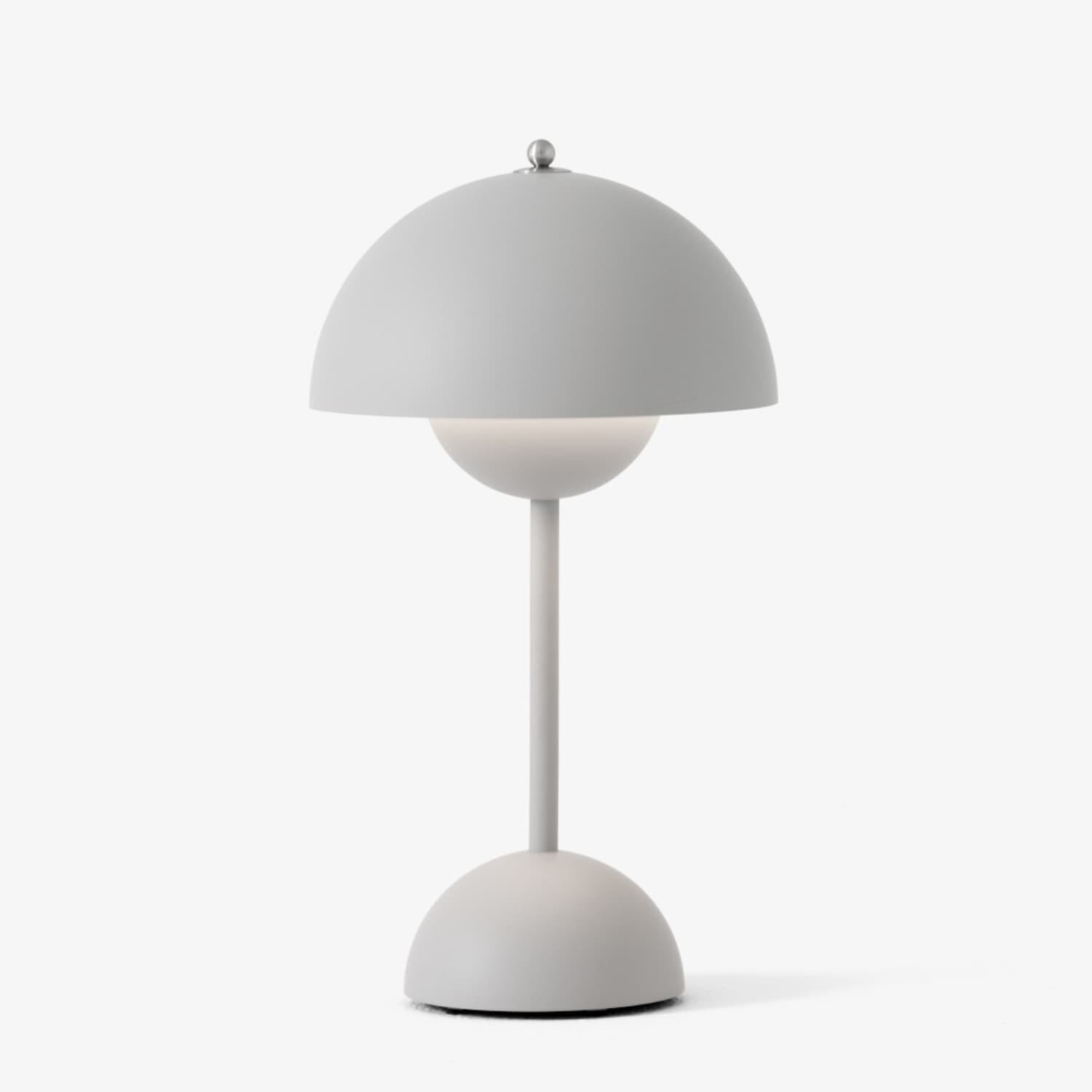 Flowerpot VP9 Oppladbar Lampe Matt Light Grey - Hovedbilde