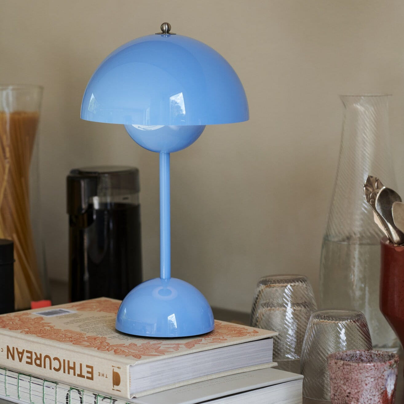 Flowerpot VP9 Oppladbar Lampe Swim Blue - Bilde 3