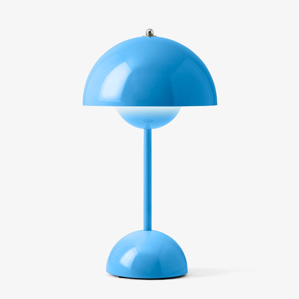 Flowerpot VP9 Oppladbar Lampe Swim Blue - Hovedbilde