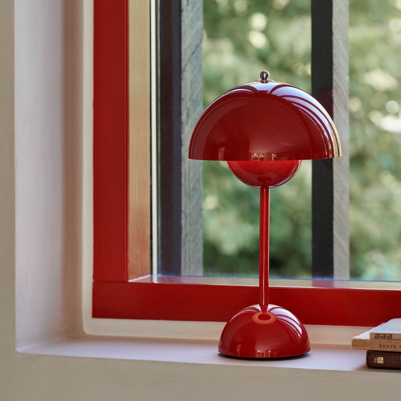 Flowerpot VP9 Oppladbar Lampe Vermilion Red - Bilde 2