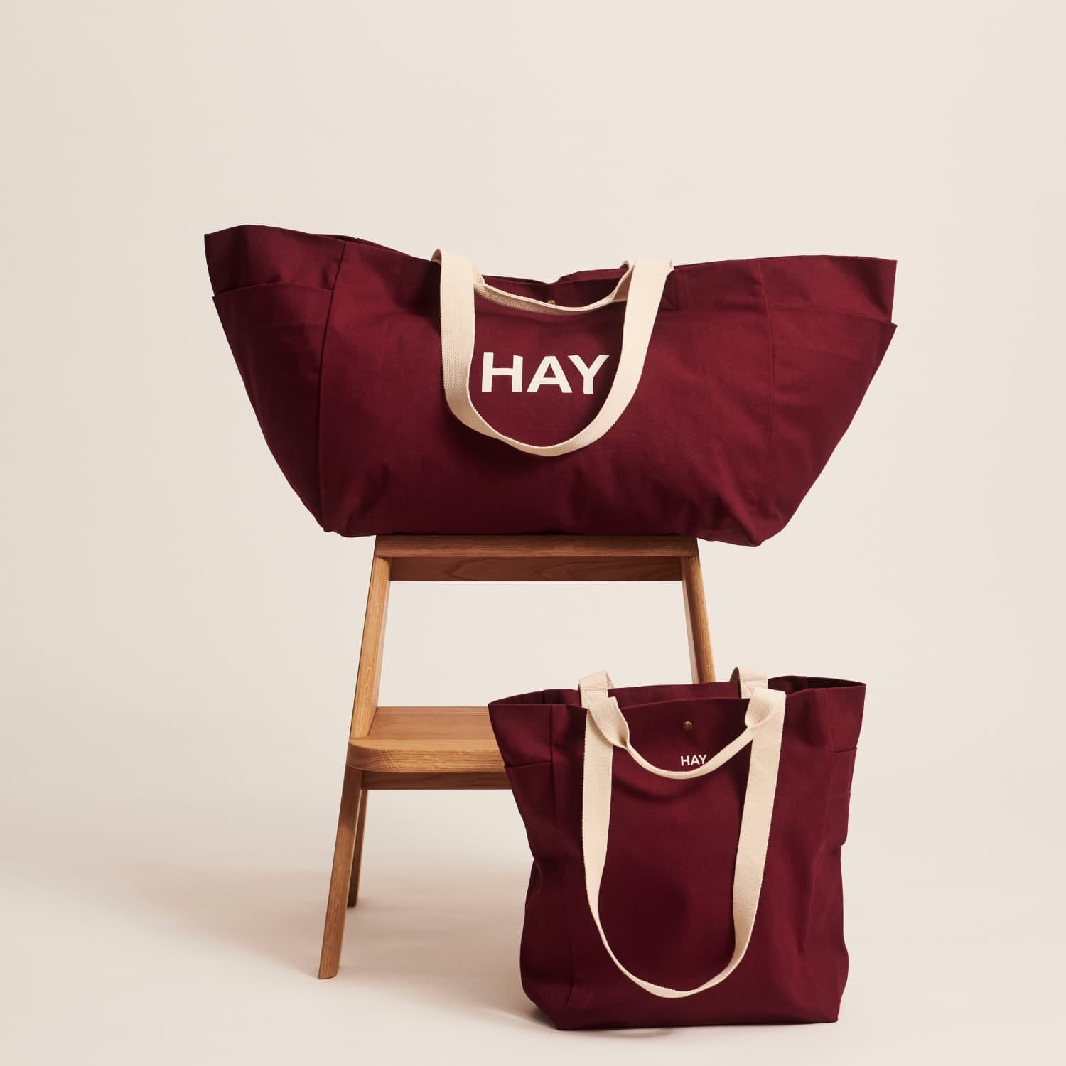 Weekend Bag Large Burgundy - Bilde 2