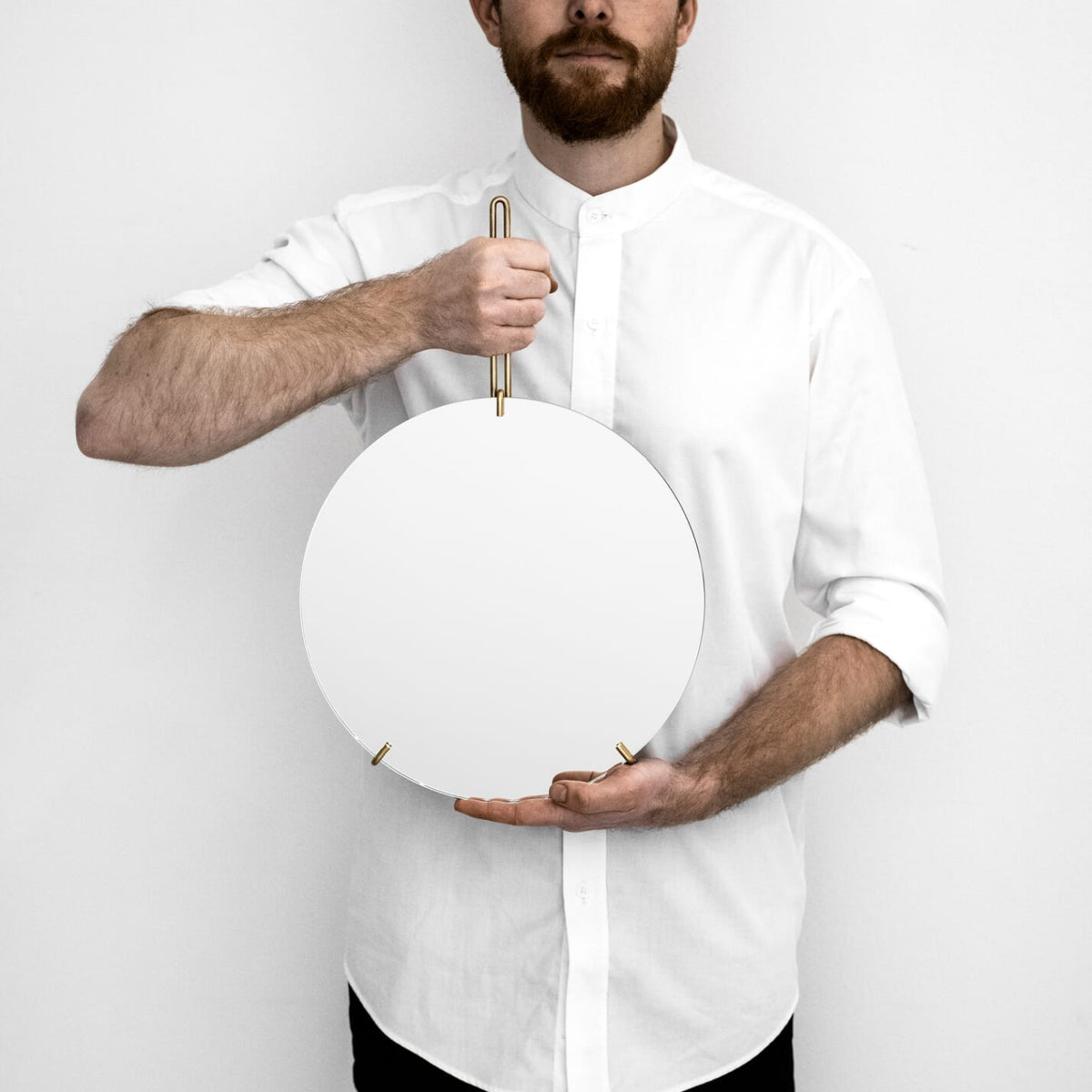Veggspeil Messing 30 cm - Bilde 2