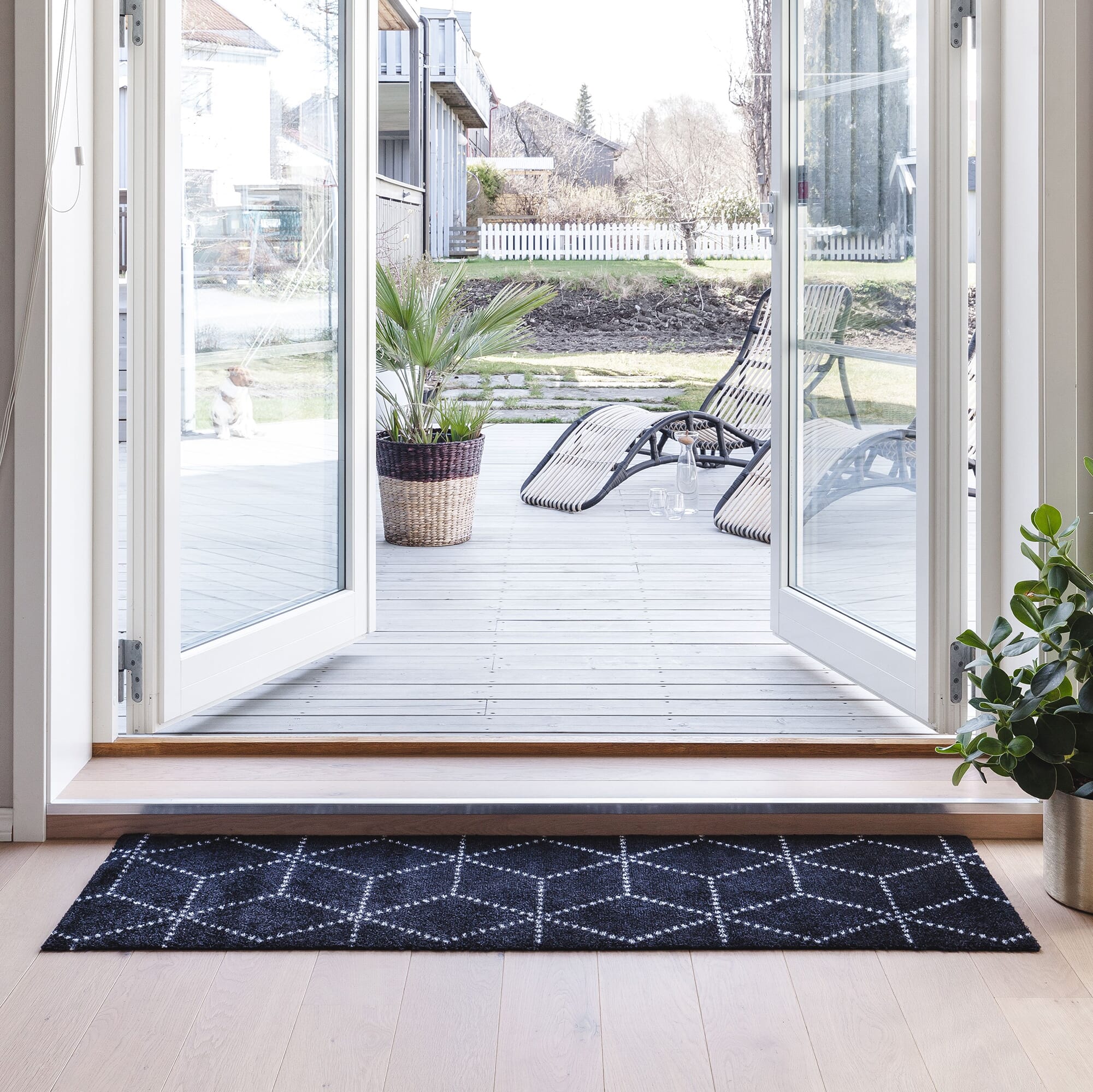 Terrassematte Hagl Black - Bilde 2