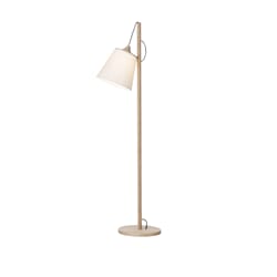 Pull Gulvlampe Oak/White