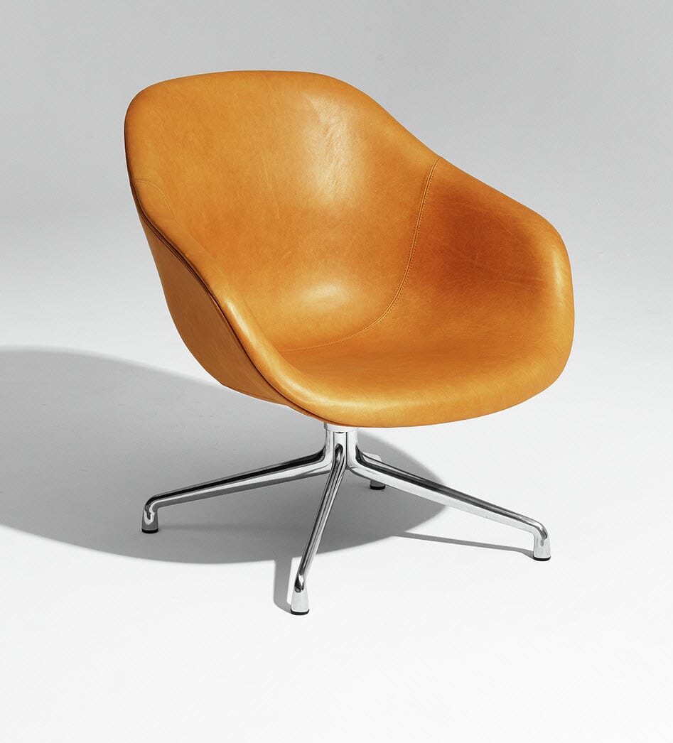 Bilde av Hay - Hay About A Lounge Chair Aal81 M/skinn - Lunehjem.no - Interiør På Nett