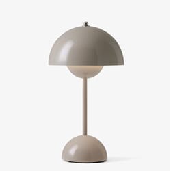 Flowerpot VP9 Oppladbar Lampe Grey Beige