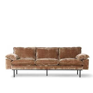 Sofa Retro Aged Gold 3 seter