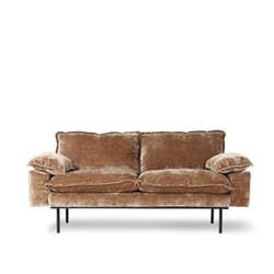 Sofa Retro Aged Gold 2 seter