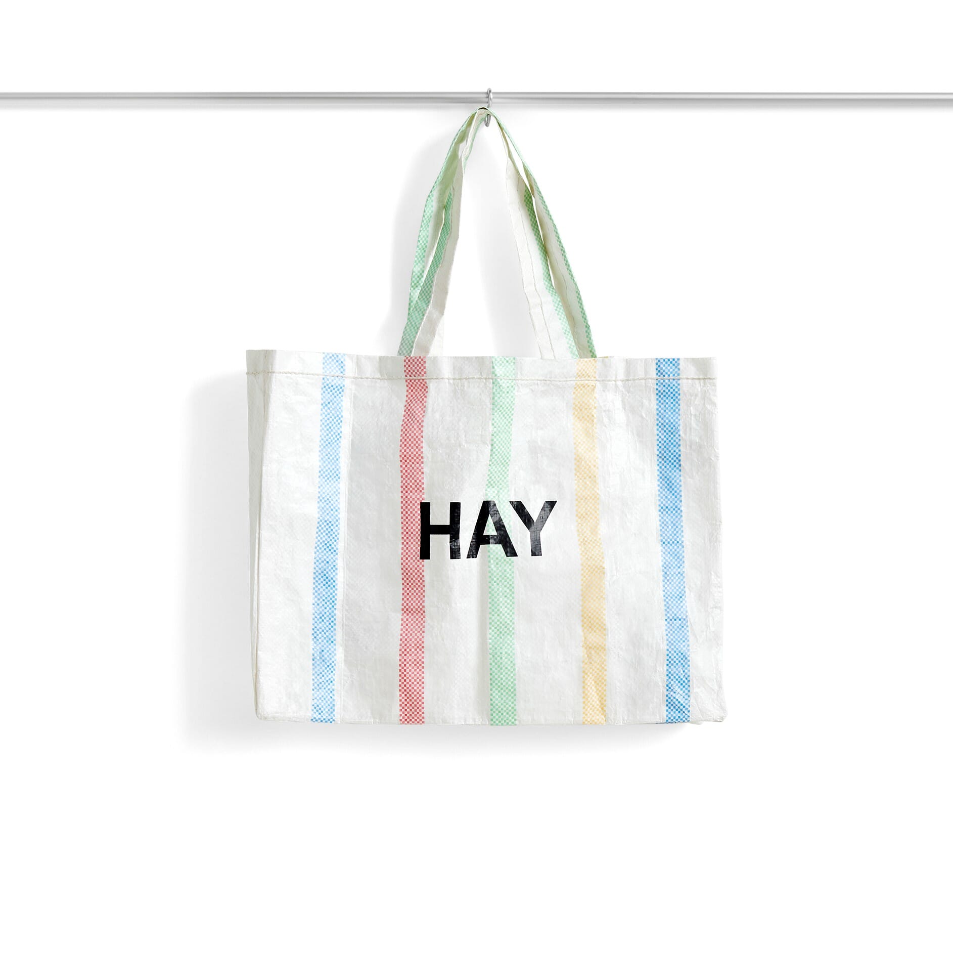 Bilde av Hay - Hay Candy Stripe Tote Bag Multi M - Lunehjem.no - Interiør På Nett