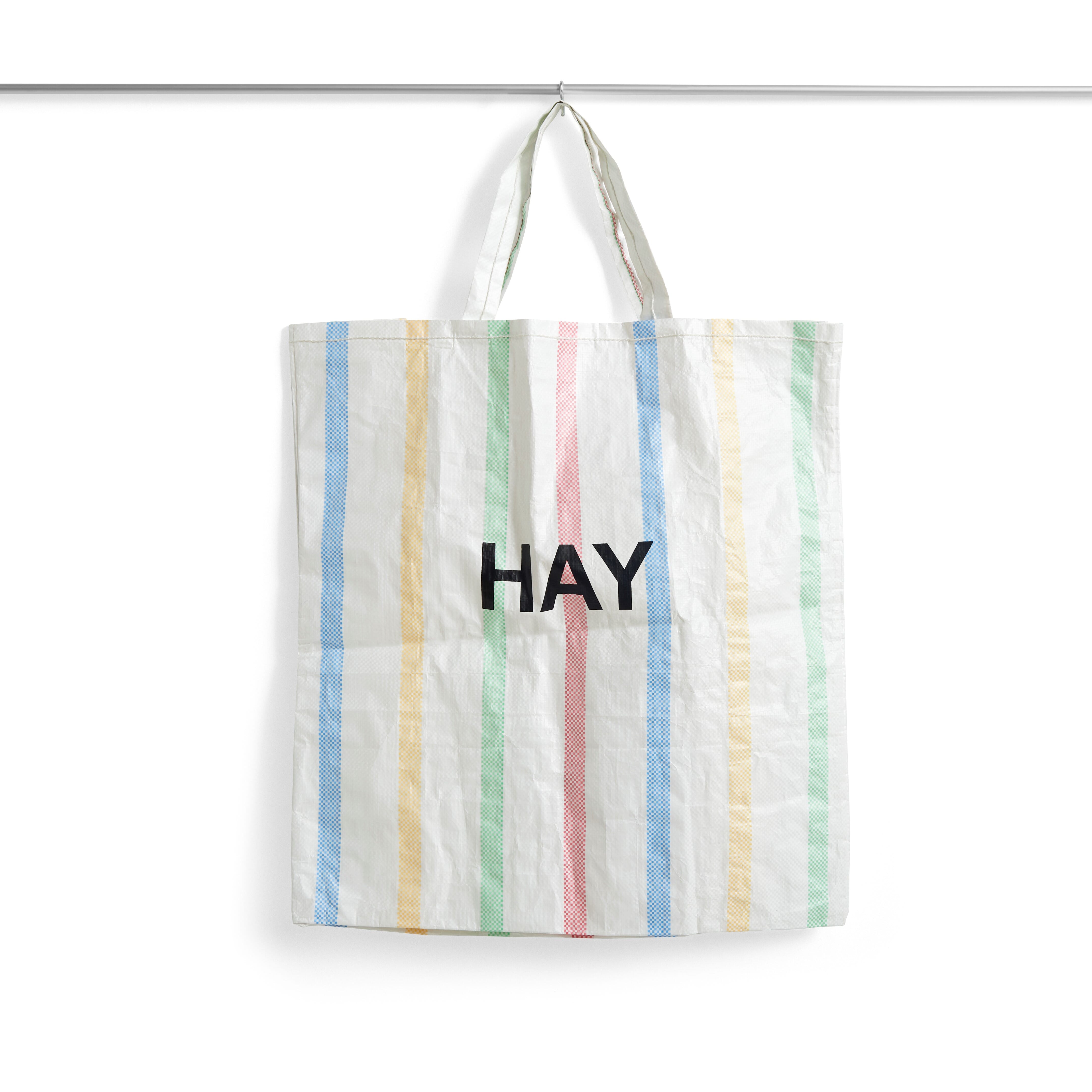 Bilde av Hay - Hay Candy Stripe Tote Bag Multi Xl - Lunehjem.no - Interiør På Nett