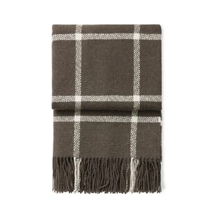 Ullpledd Tartan Brown