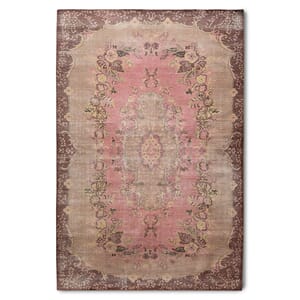 Gulvteppe Floral Pink 200x300