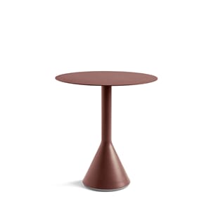 Palissade Cone Table Iron Red Ø:70