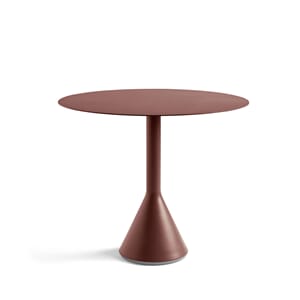 Palissade Cone Table Iron Red Ø:90